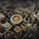 A still from the intro sequence to Game of Thrones showing the capital of Winterfell.